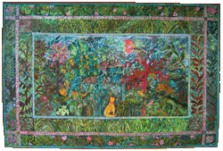 jungle rouge verte